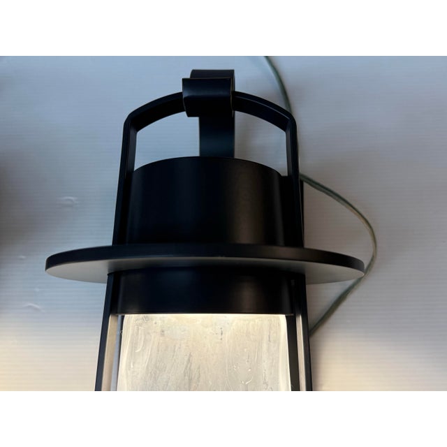 Black Modern Forms Balthus Outdoor Sconces, Pair For Sale - Image 8 of 12