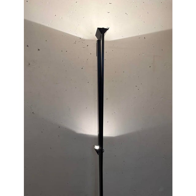 Black Mikado Floor Lamp by Michel Senne for Arlumiere, 1980 For Sale - Image 8 of 13