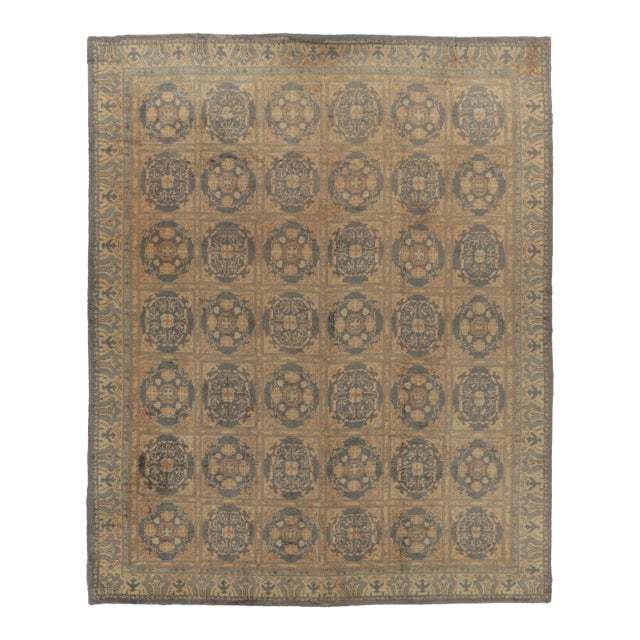 Oversized Antique 20th Century Spanish Rug With Geometric Designs - Rug & Kilim For Sale