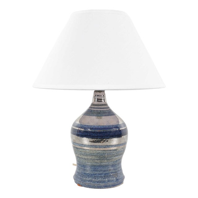 Vintage Ceramic Lamp from Georges Pelletier, 1960 For Sale