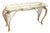 Vintage Italian Brass and Glass Console Table, 1960s For Sale