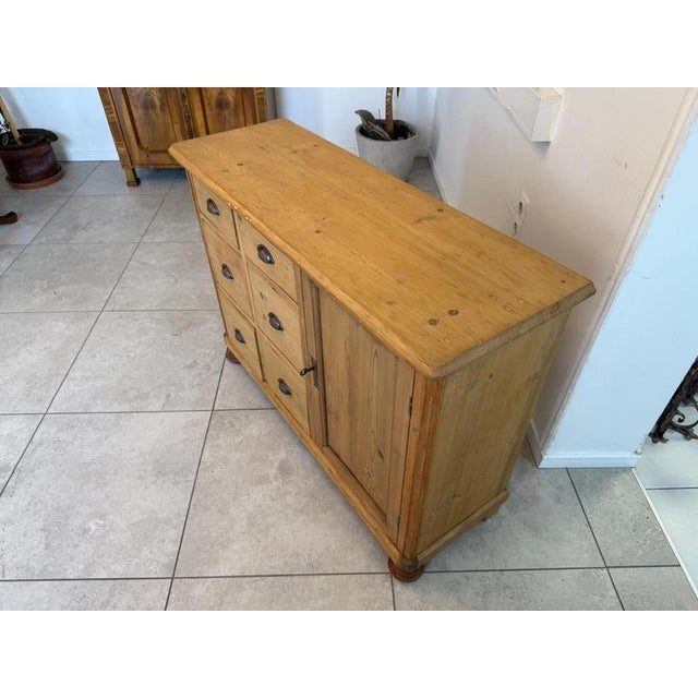 Art Nouveau Shop Chest in Spruce, 1890s For Sale - Image 16 of 18