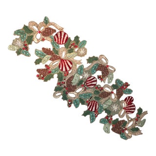 Glam Christmas Table Runner by Kim Seybert for Bergdorf Goodman For Sale