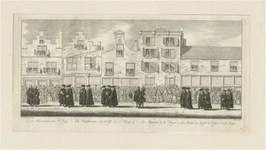 Anna Van Hannover, Funeral Procession, 1761, Paper