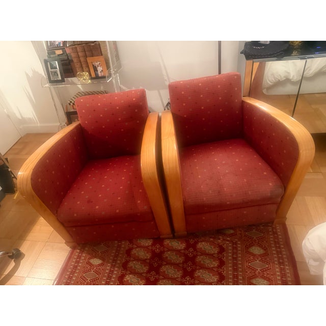 Pair of 1930s Danish Deco Club Chairs For Sale