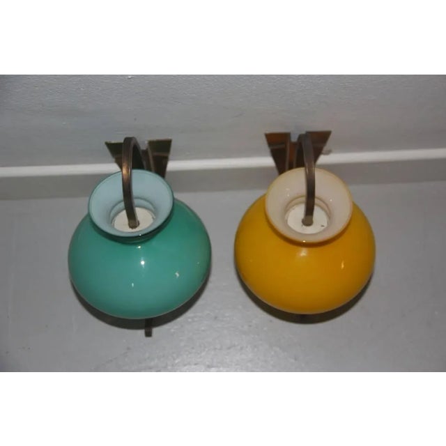 Italian Wall Sconces, 1950s, Set of 2 For Sale - Image 4 of 6