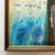 Paul Bowen Vintage 1990's Provincetown Modernist " Untitled Blue Trees " Original Signed Framed Mixed Media Painting For Sale - Image 9 of 18