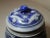 Antique Handmade Westerwald Blue and White German Pottery Lidded Tobacco Jar For Sale - Image 9 of 11