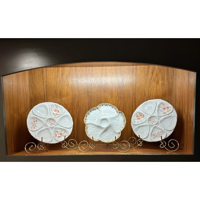 Offering a matching set of three late 20th century gold tone table top easels or display stands. Showcase your special...