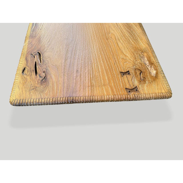 Andrianna Shamaris Mid Century Couture Hand Carved Dining Table or Console For Sale In New York - Image 6 of 18