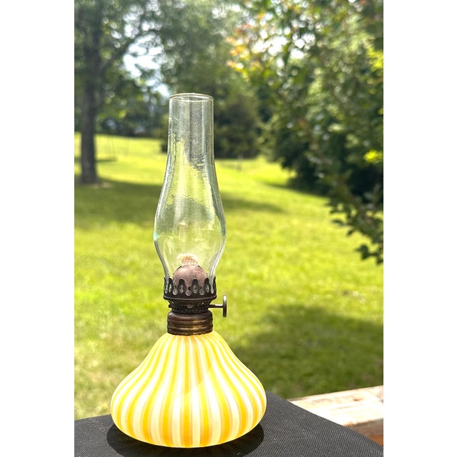 1930s Murano DeVilbiss Perfume Bottle Miniature Oil Lamp Marriage For Sale - Image 17 of 17