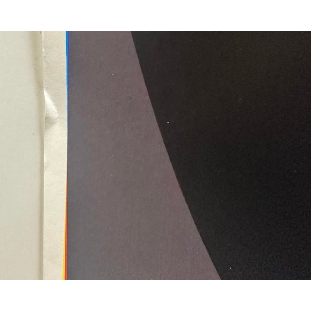 Black “3” Numbers Series Limited Edition Serigraph Poster by Paula Scher For Sale - Image 8 of 10