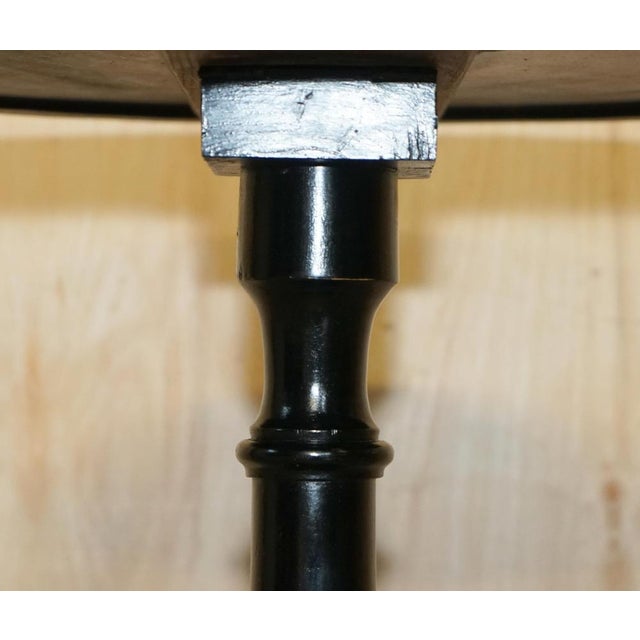 Victorian Hand Painted Grape Harvest Occasional Table For Sale - Image 4 of 18