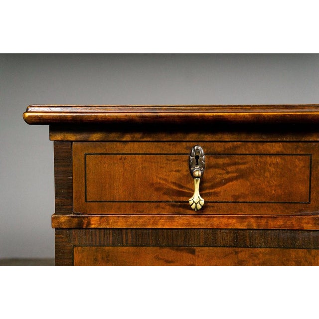 Art Nouveau Desk in Birch For Sale - Image 10 of 16