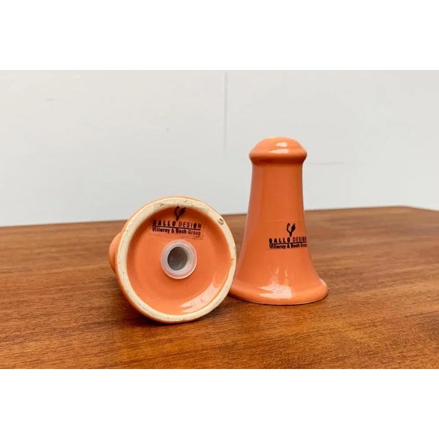 Postmodern Ceramic Salt and Pepper Shakers by Gallo Design for Villeroy & Boch, Set of 2 For Sale - Image 12 of 18