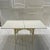 Mid-Century Modern 1980s White Rattan Bamboo Table and Chair Set with Flip Top to Expand From Game Size to Dining Table - Set of 5 For Sale - Image 3 of 13