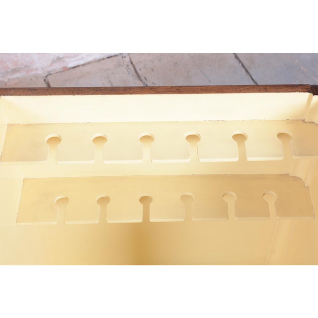 Art Deco Serving Trolley in Walnut, 1920s For Sale - Image 6 of 18