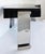 1980s Art Deco Style Lacquer, Stainless Steel Desk, Eugene Printz Style For Sale - Image 10 of 17
