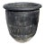 Vallea Black Earth Ware Vintage Pot Planter For Sale