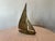 Mid-Century Modern Vintage 1950s Brass Boat For Sale - Image 3 of 6