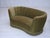 Danish 2-Seater Banana Sofa in Green Velour, 1960s For Sale - Image 11 of 18