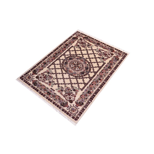 Designed with mesmerizing intricacy and gorgeous color palette, this hand-knotted masterpiece demonstrates the beauty and...