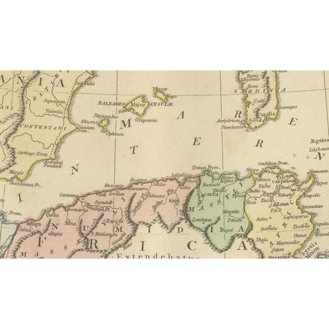 Early 19th Century Hannibal's Campaign Map from Wilkinson, London, 1817 For Sale - Image 5 of 10