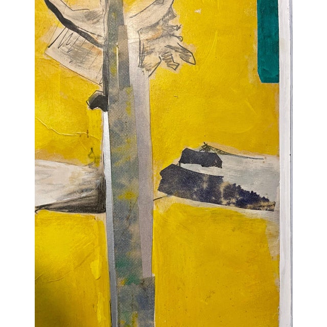 David Hare, 1970 Mod Surrealist Painting Collage David Hare Abstract Landscape Summer Land, 1970 For Sale - Image 13 of 15