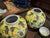 Yellow Pair of Vintage Chinese Ginger Jars- Yellow Grapevine For Sale - Image 8 of 12
