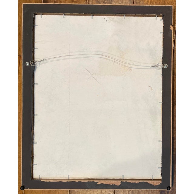 1990s White Mountains New Hampshire Oil on Board by Gaines For Sale - Image 5 of 5