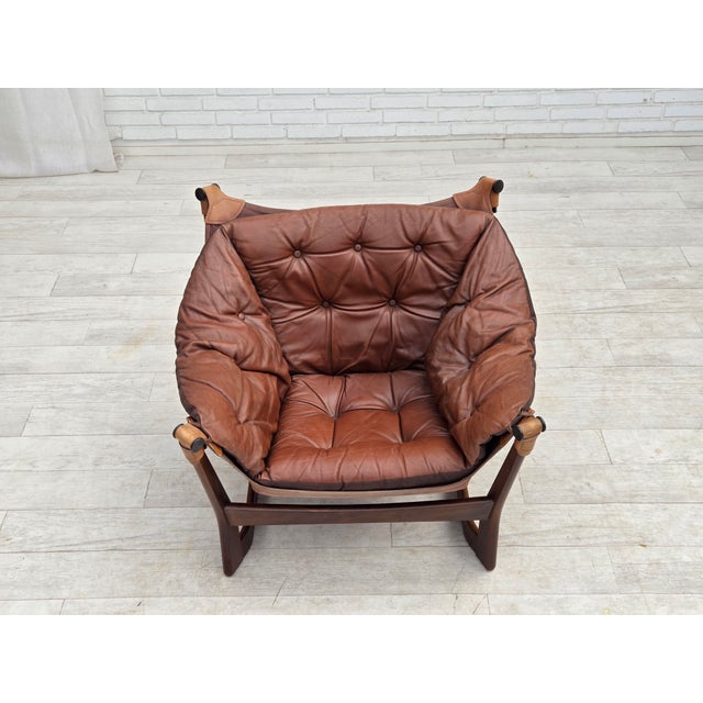 Norwegian Trega Lounge Chair by Tormod Alnaes, 1970s For Sale - Image 12 of 18