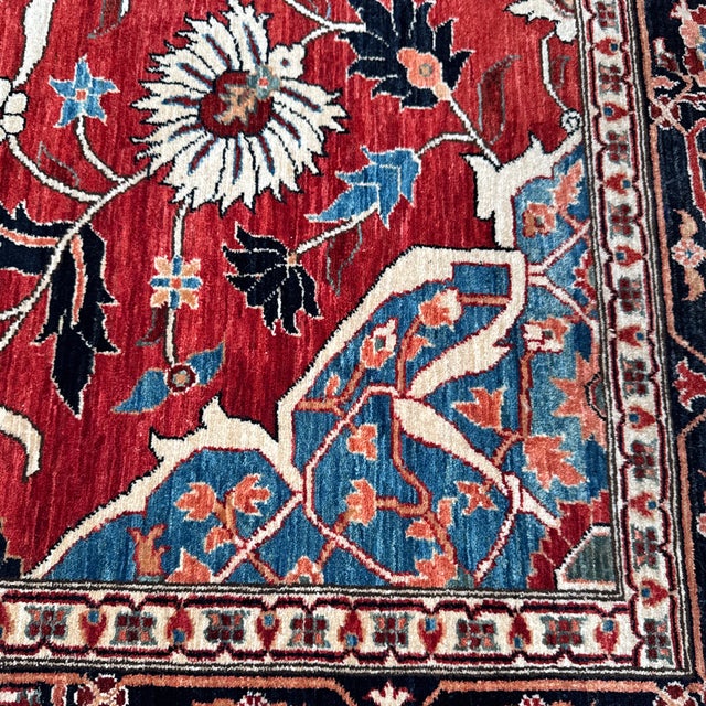 2000 - 2009 6ft 1in X 9ft Handmade Baktiari Wool Area Rug For Sale - Image 5 of 12