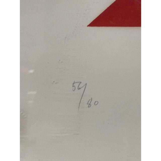 Abstract Piero Dorazio Signed 1969 Limited Edition 56/80 Abstract Color Serigraph – Framed For Sale - Image 3 of 7