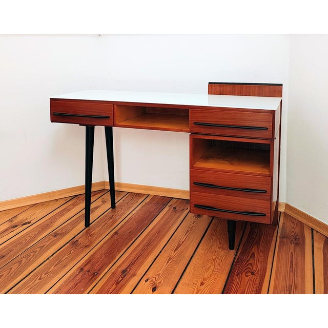 Czechoslovakian Desk attributed to M. Pozar for Up Závody, 1960s, Set of 2 For Sale - Image 16 of 18