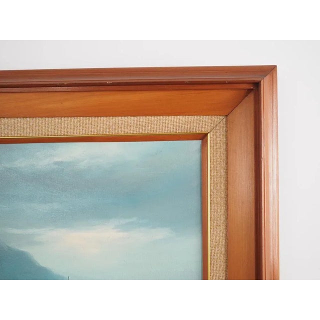 Scandinavian Artist, The Night Fishing, 1970s, Oil on Canvas, Framed For Sale - Image 8 of 13