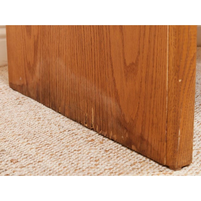 Mid 20th Century Oak Boho Desk For Sale - Image 12 of 12