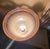 Mediterranean DecMode 30" Scroll Brown Uplight With Beige Glass Shade - a Pair For Sale - Image 3 of 6