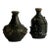 Pair of Hand-Formed Brutalist Vessels For Sale