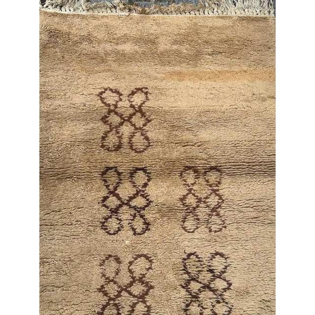 1940s Mid-Century Moroccan Art Deco Bobyrugs Rug, 1940s For Sale - Image 5 of 12