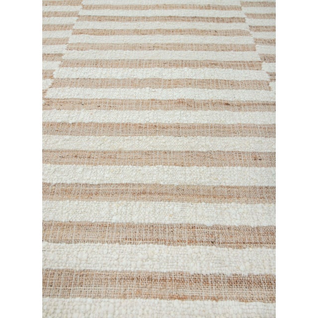 10x14Ft. Natural Wool & Jute Modern Premium Quality Rug For Sale - Image 9 of 18