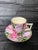 Antique James Kent Old Foley Tapesty Chintz Coffee Can Demitasse Cup and Saucer For Sale - Image 4 of 12