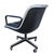 Knoll MCM to Modern Executive Armchair by Charles Pollock for Knoll Black Leather & 4 Prong Swivel Base For Sale - Image 4 of 18