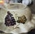 Late 20th Century Italian Hand-Painted Grape and Leaf Ceramic Serving Dish For Sale - Image 4 of 6