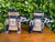Late 20th Century Vintage Blue Glazed Elephant Planters, Pair For Sale - Image 5 of 11