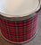 Vintage Red Tartan / Plaid Chrome Lion Crest Ice Bucket For Sale In Chicago - Image 6 of 8