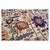 Persian Serapi 7x11 Ivory, Rust, & Blue Recreation Handmade Area Rug #1141228 For Sale - Image 10 of 12