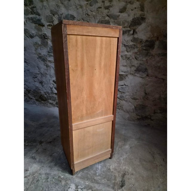 Vintage Oak Roll Top Cabinet, France, 1960s For Sale - Image 16 of 18
