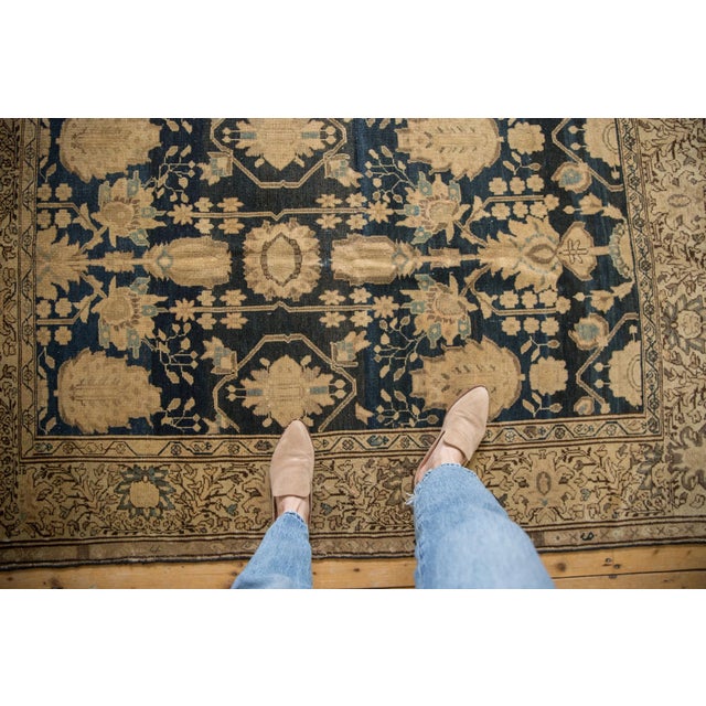 Vintage Fine Tea Washed Malayer Rug - 4'5" X 6'3" For Sale - Image 10 of 11