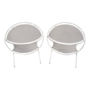 1950s Maurizio Tempestini's for Salterini Radar Lounge Chairs- A Pair, Attributed