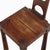 Brown Brutalist French Oak Small Side Chair, C. 1940. For Sale - Image 8 of 8